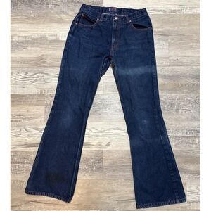 Y2K VTG Quick Q Mid Rise Flare Jeans Women's Medium Blue Sz 7
